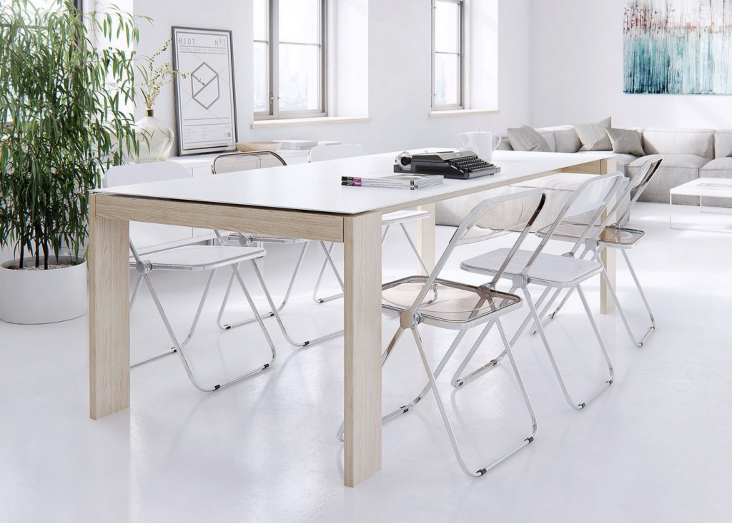 A Scandinavian Table Set for White Interior