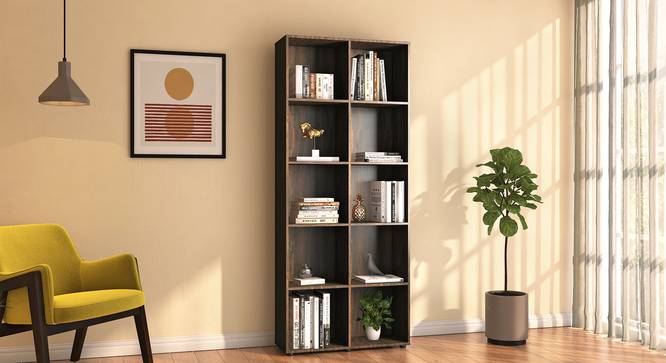 AmazonBasics Modern 5-Tier Ladder Bookshelf Organizer