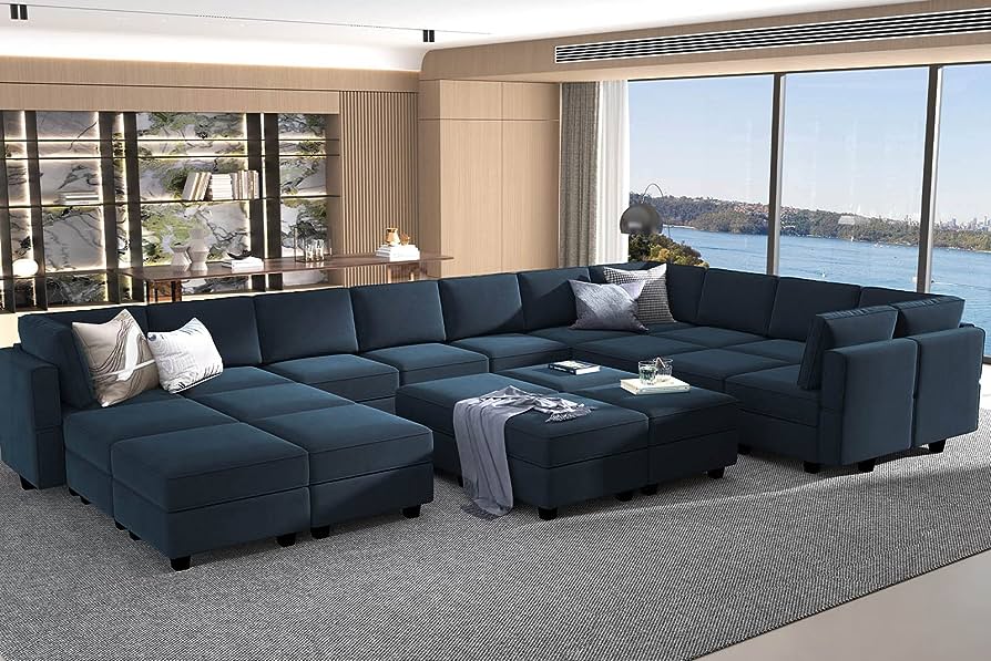 Belffin Modular Sectional Sofa with Storage