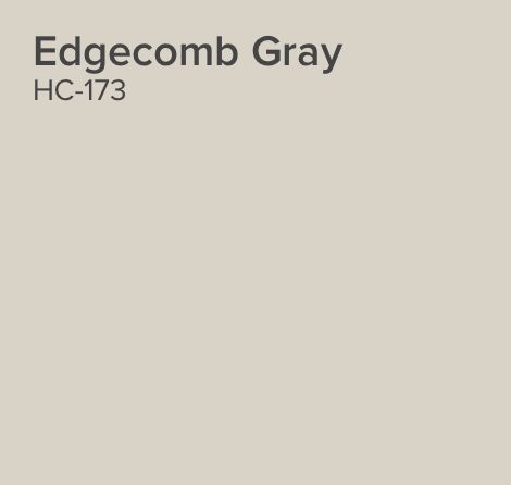 Benjamin Moore Edgecomb Gray