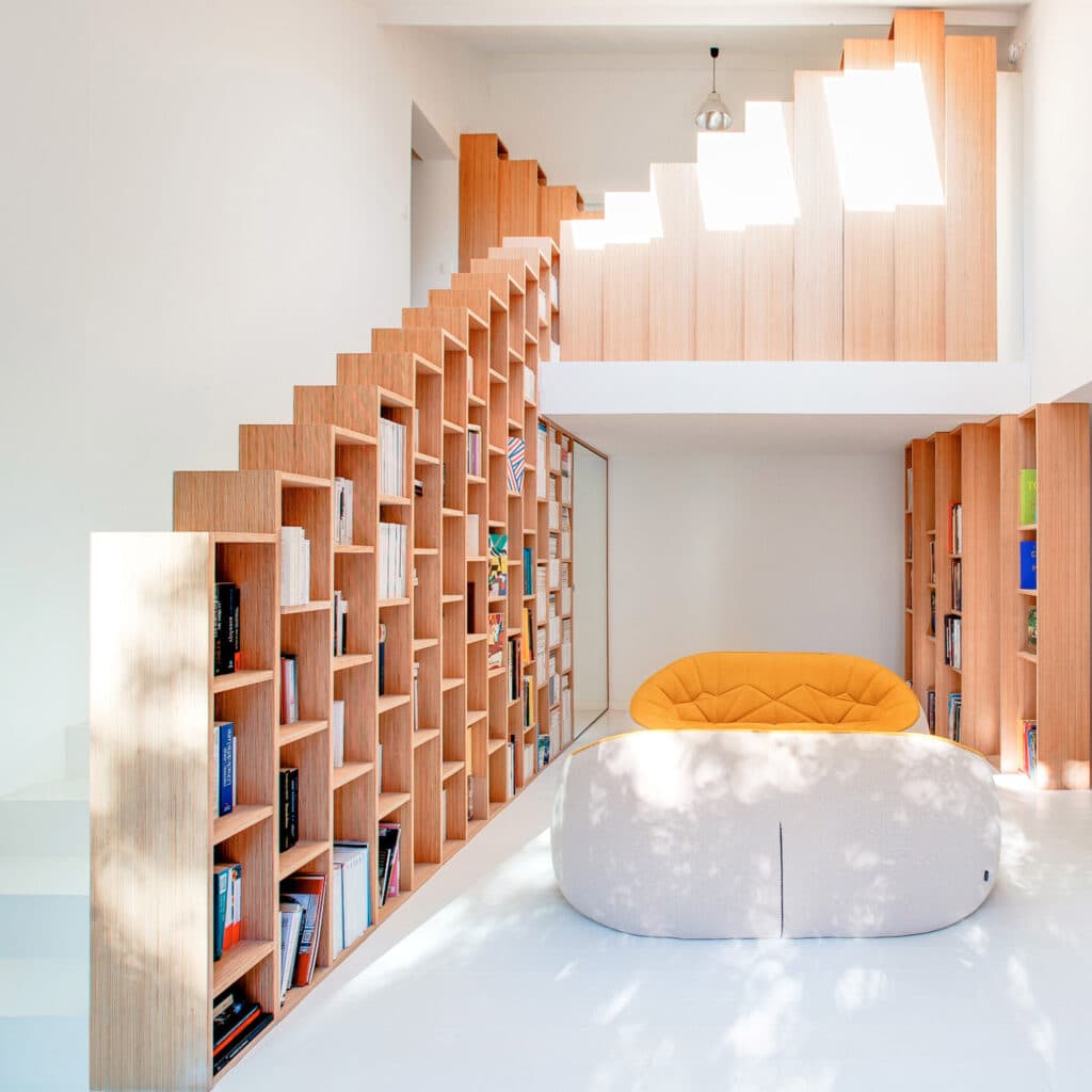 Bookshelf Stairs