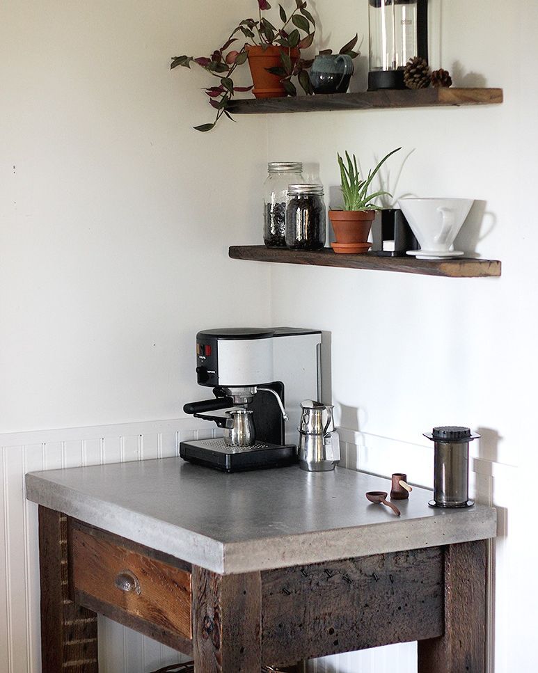 Concrete Top Coffee Bar