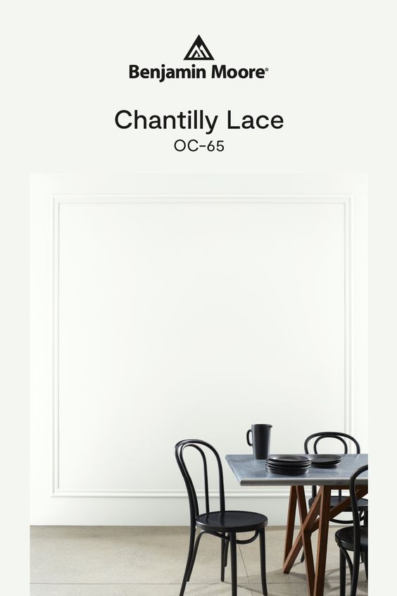 Explore Benjamin Moore Chantilly Lace OC-65