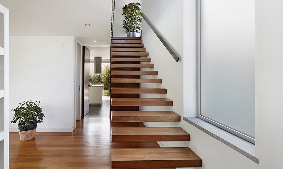 Floating Wooden Stairs