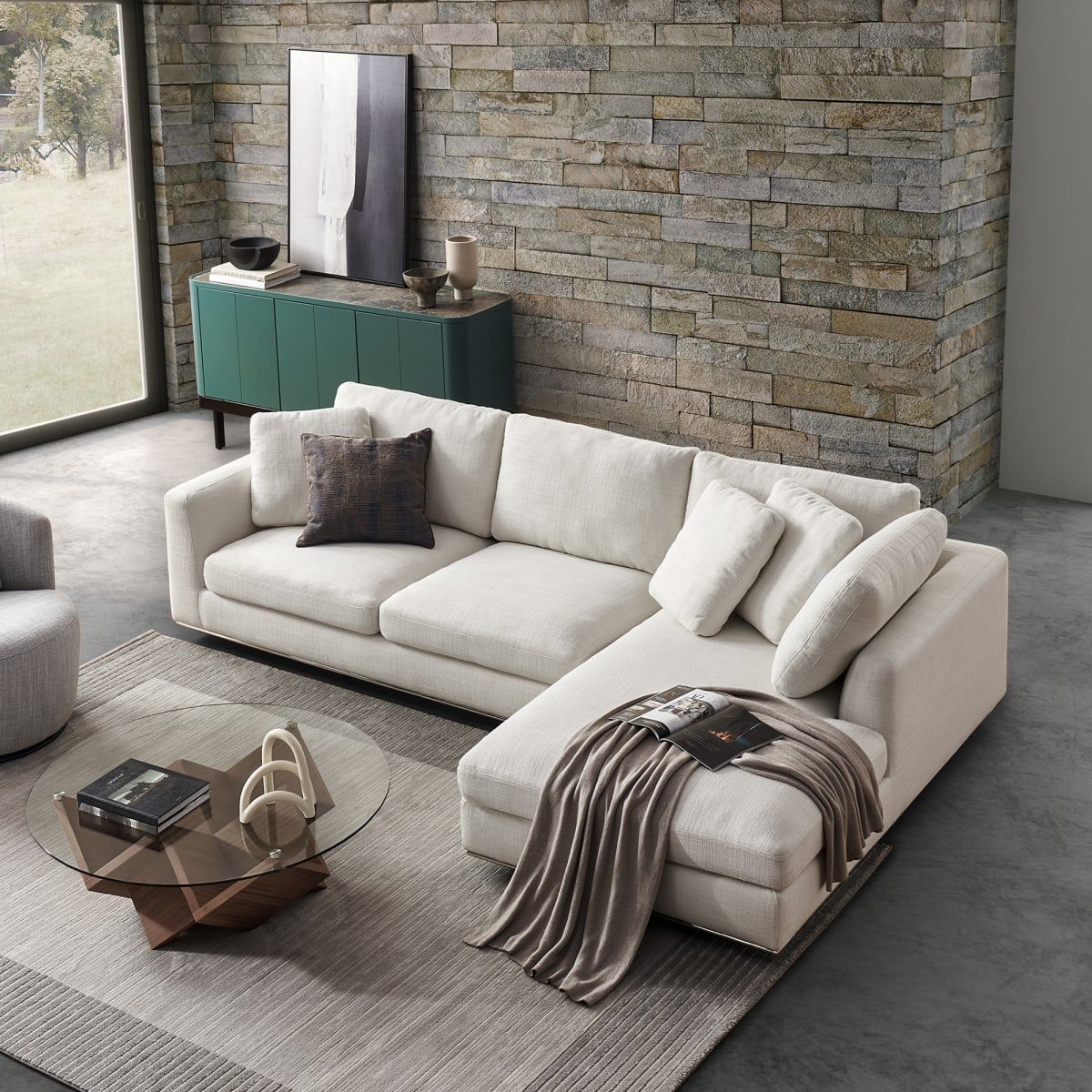 Hamilton Chaise Sectional Sofa by Castlery