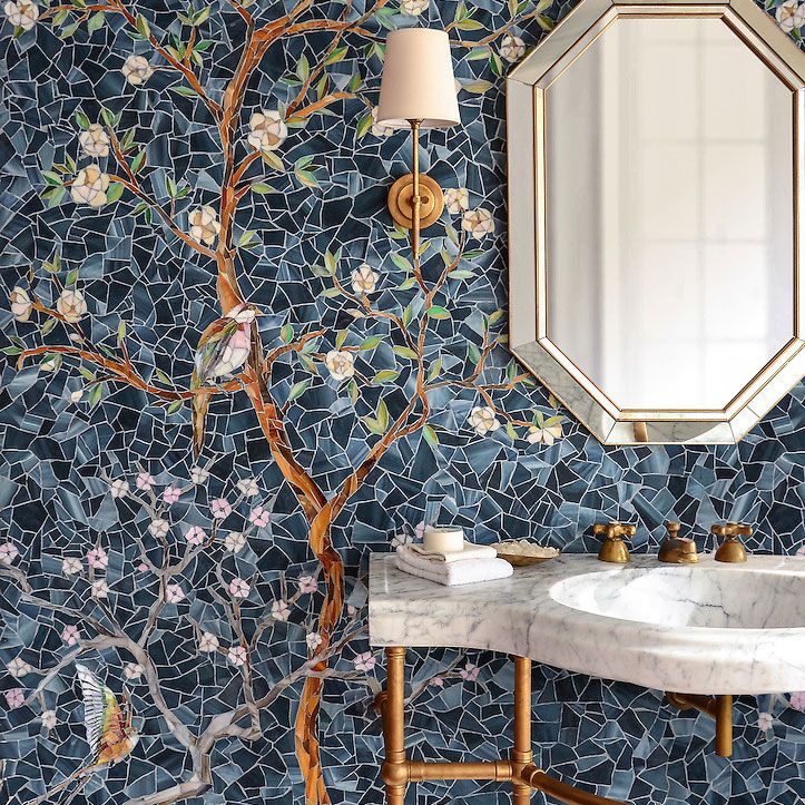 Intricate Chinoiserie Accent W