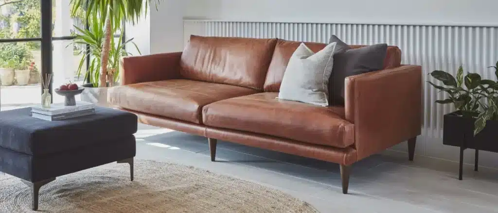 Leather Sofa from Darling of Chelsea