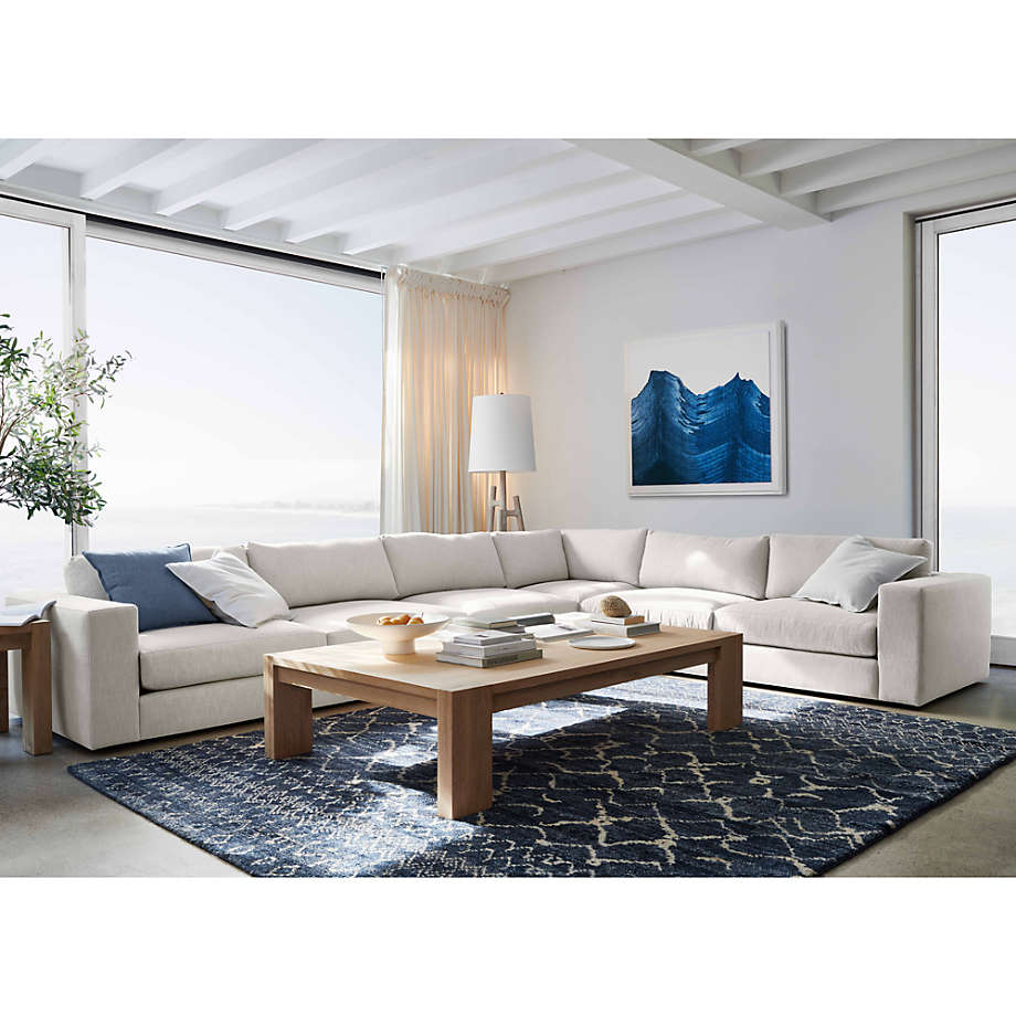 Oceanside Wide-Arm Sofa by Crate & Barrel