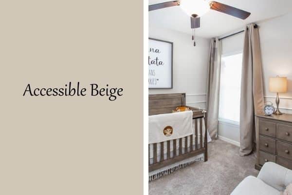 Painting The Bedroom with Accessible Beige