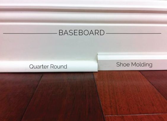Similarities Between Shoe Mold vs. Quarter Round