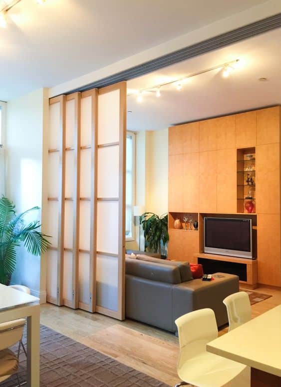 Sliding Door as Room Divider