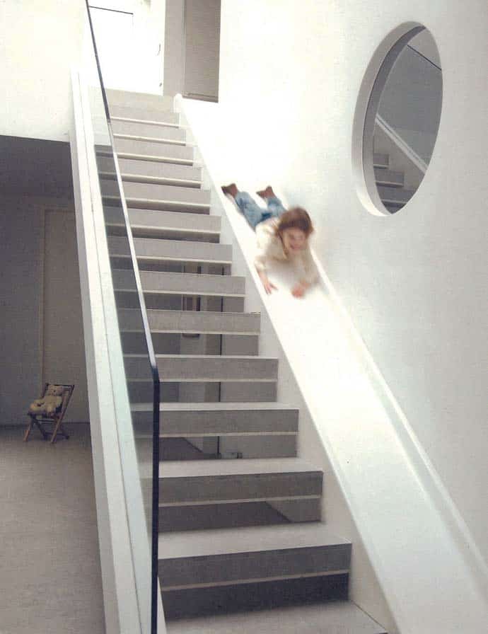 Straight Slides with Straight Stairs