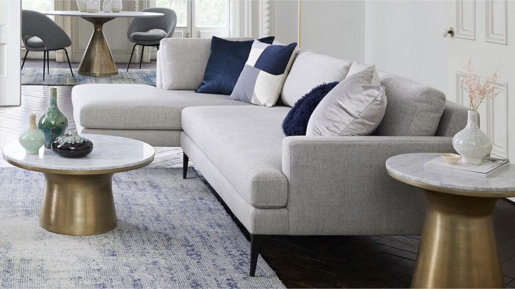 The West Elm Andes Terminal Chaise Sectional