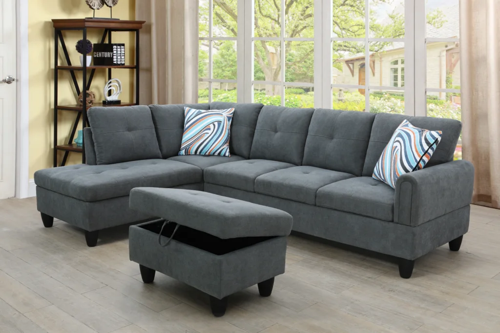 Three Posts Alger 97’’ Wide Left Hand Facing Sofa and Chaise with Ottoman .jpg