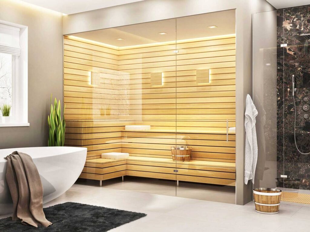 Turn Your Bathroom Into a Sauna