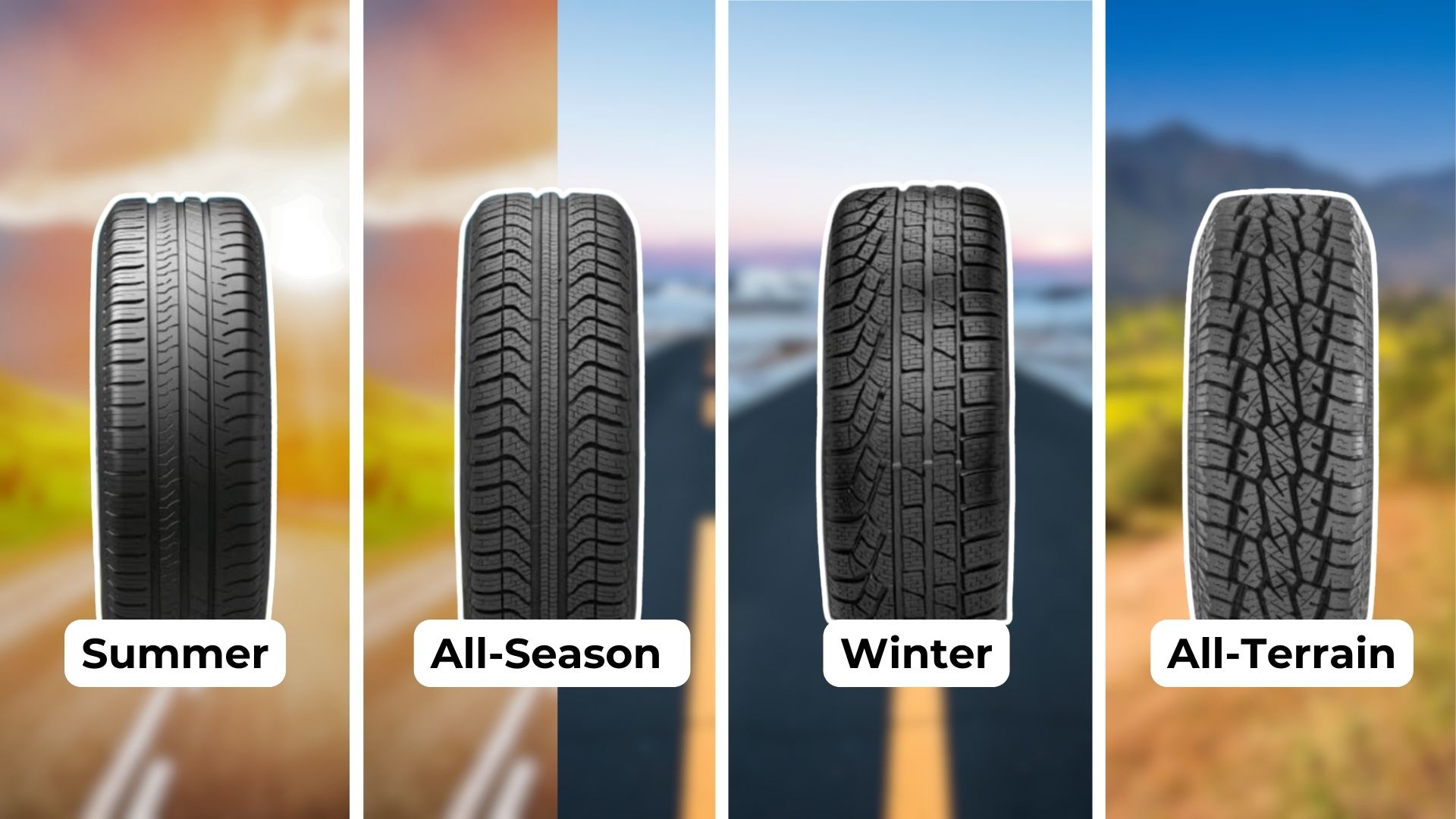 Types of Tires- Seasonal Variations