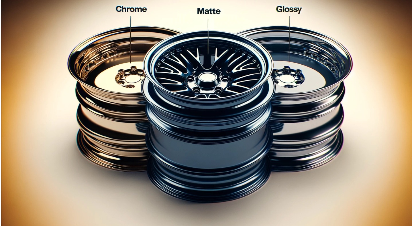 Rim Finishes: Chrome, Matte, and Glossy