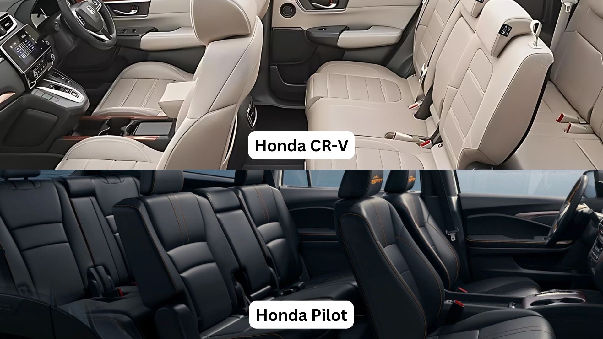 Seating Capacity and Comfort- CR-V vs Pilot