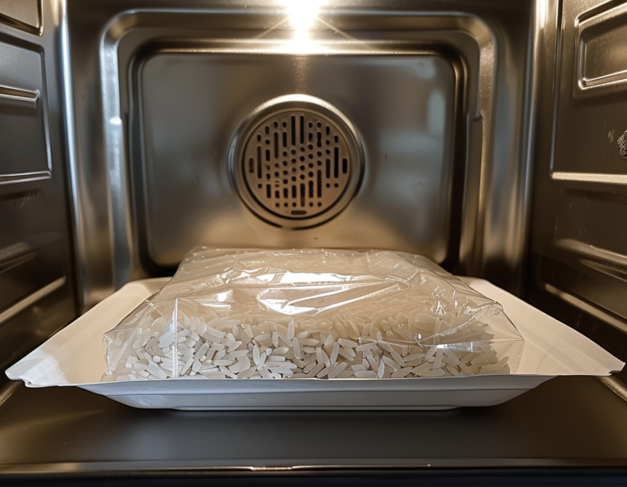 Use Microwaved Rice Packets