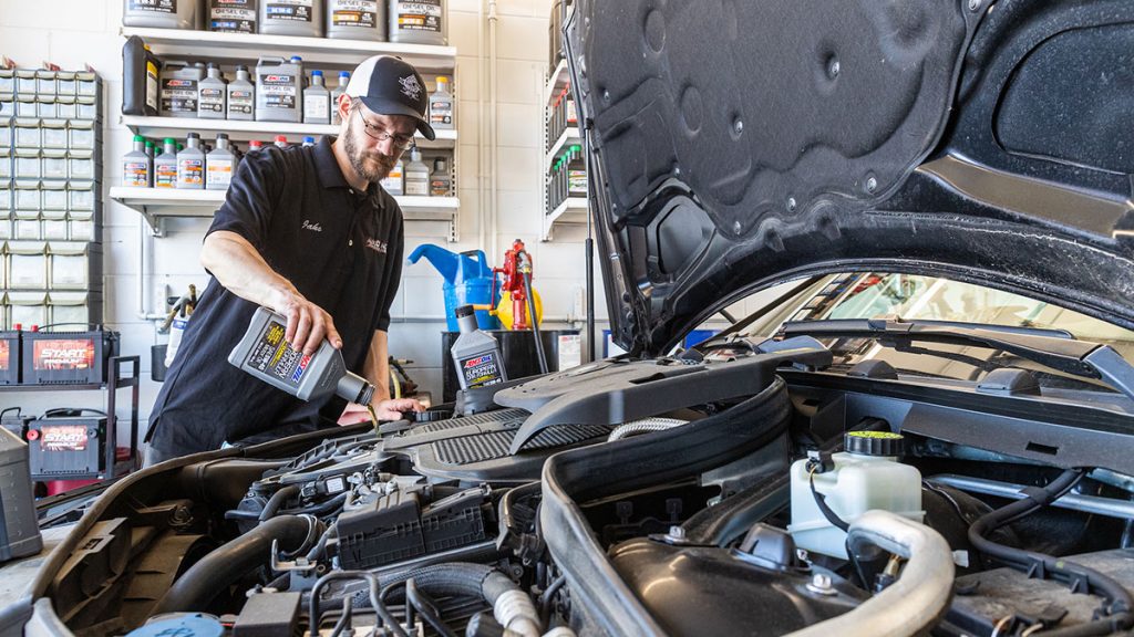 The Process of a Professional Oil Change