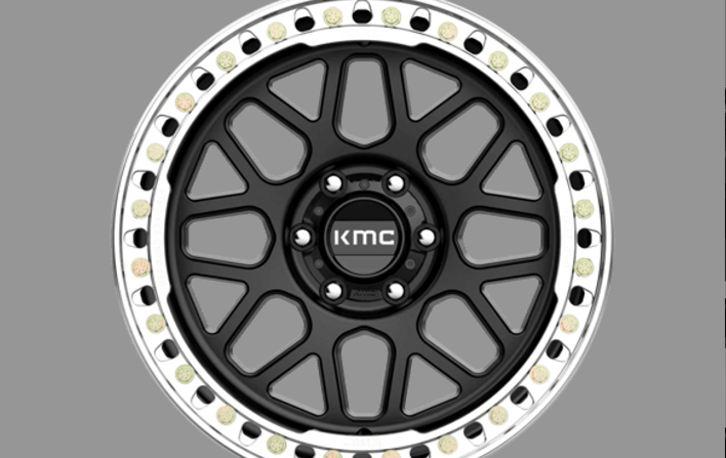 KMC KM235 Grenade Crawl Black : Machined