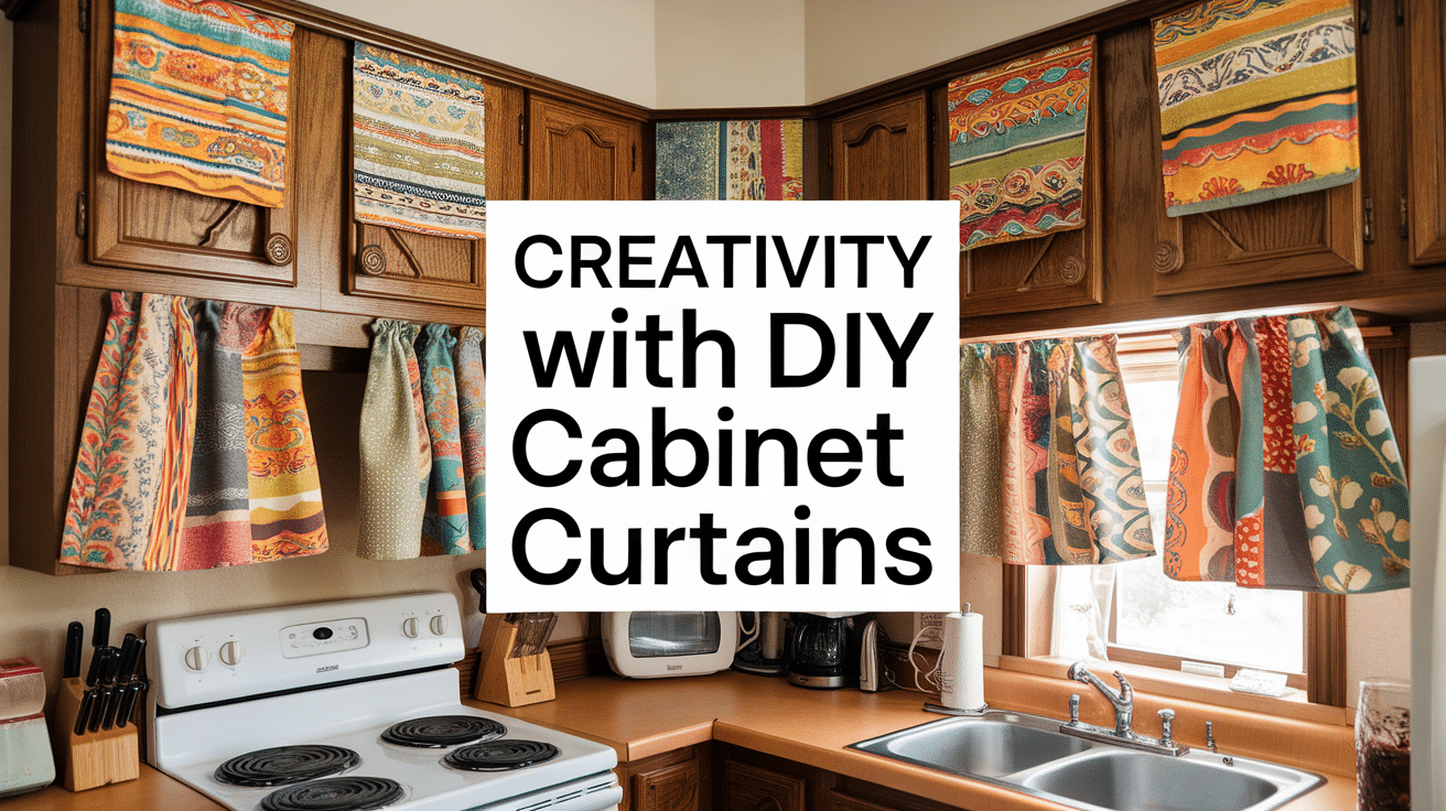 DIY Cabinet Curtains: Step-by-Step Tutorial - Opple House