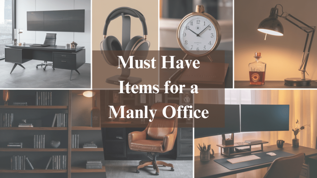 40+ Must-Have Items for a Stylish Manly Office - Opple House