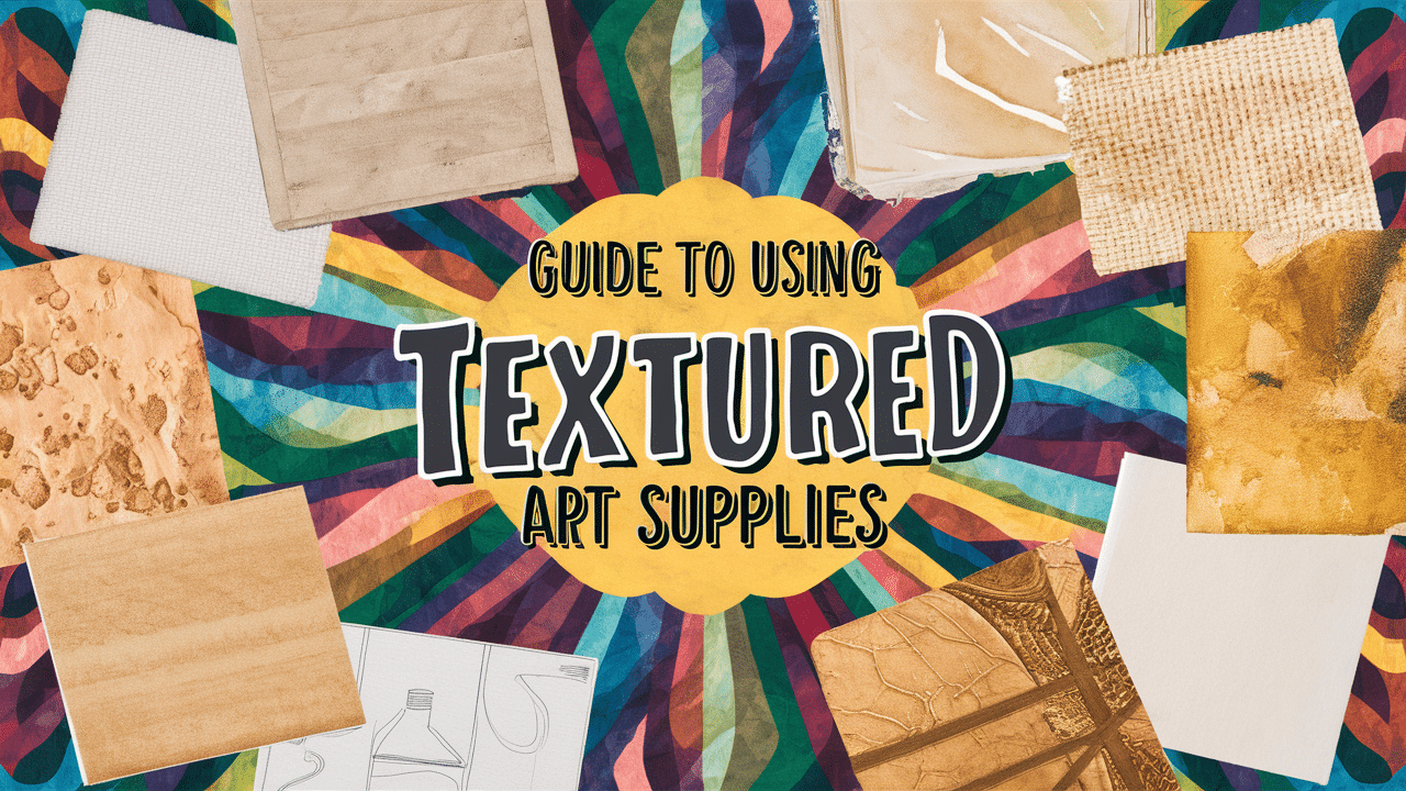 Photo inspiration: Textured Art Materials Reference: Step By Step Guide To Using Textured Art Supplies