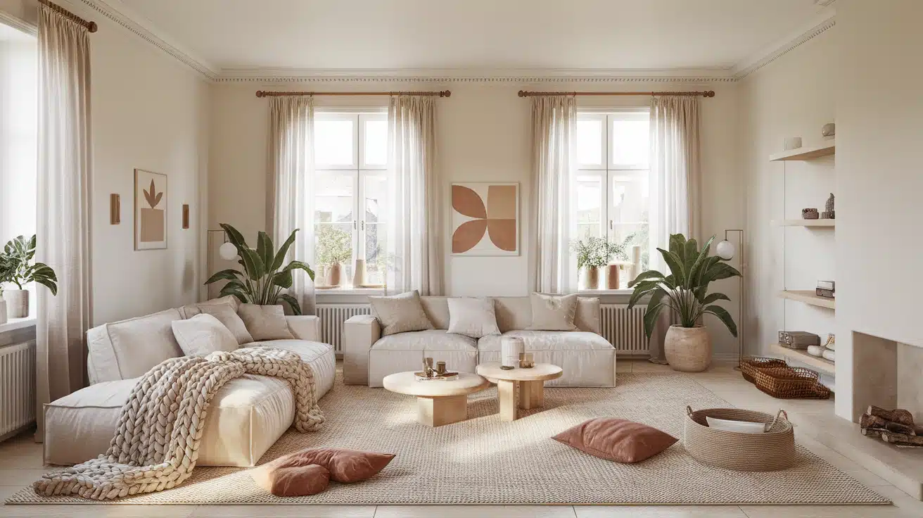 Design Notes: How I Design a Modern Scandinavian Living Room - Warm Scandinavian Designs