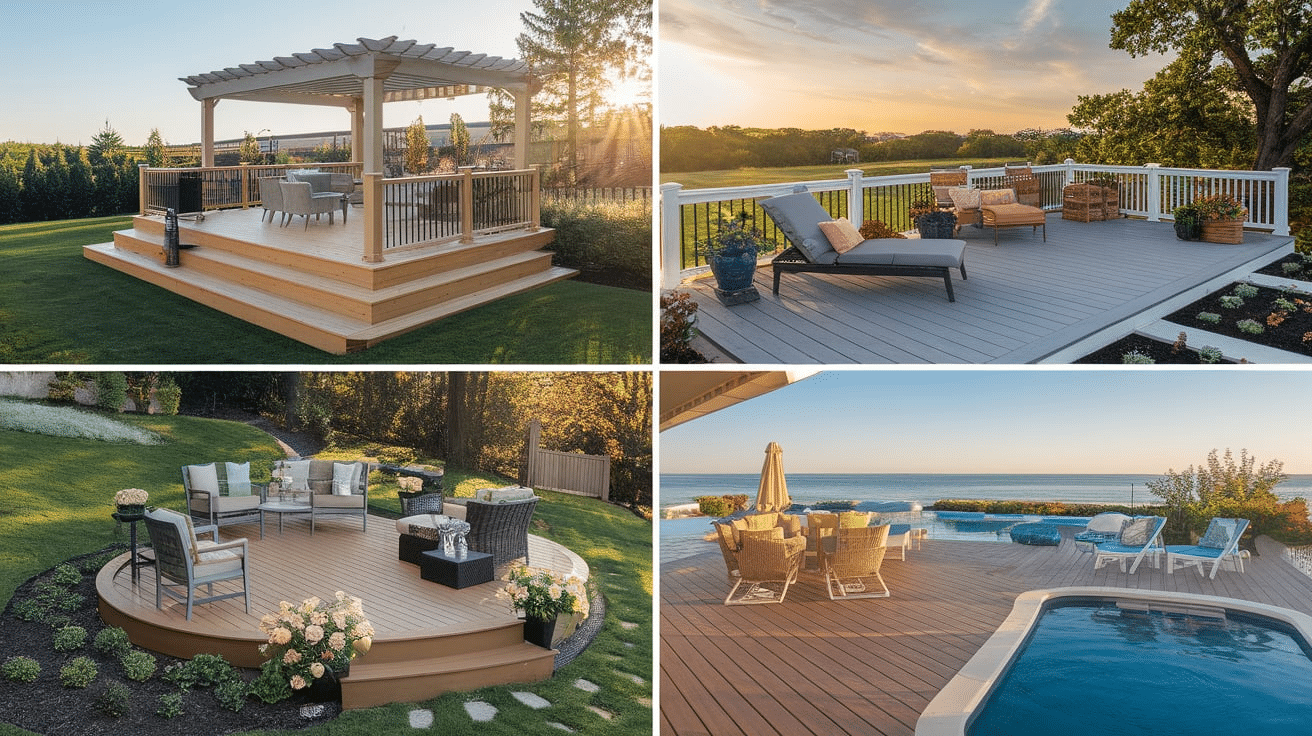 Best Composite Decks for Sunny Yards - Opple House - Every Room With Large Sunny Deck