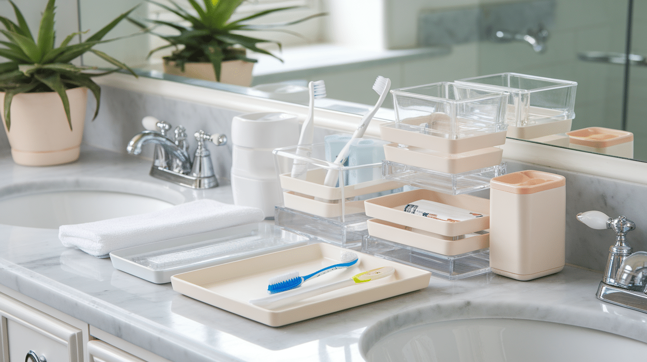 24 Ways to Organize Your Bathroom Counter Opple House