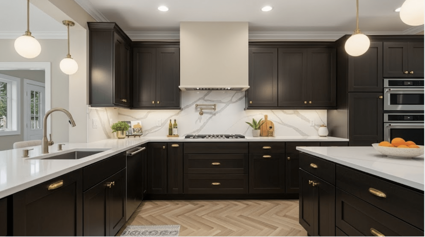 Dark Kitchen Cabinets Color Schemes