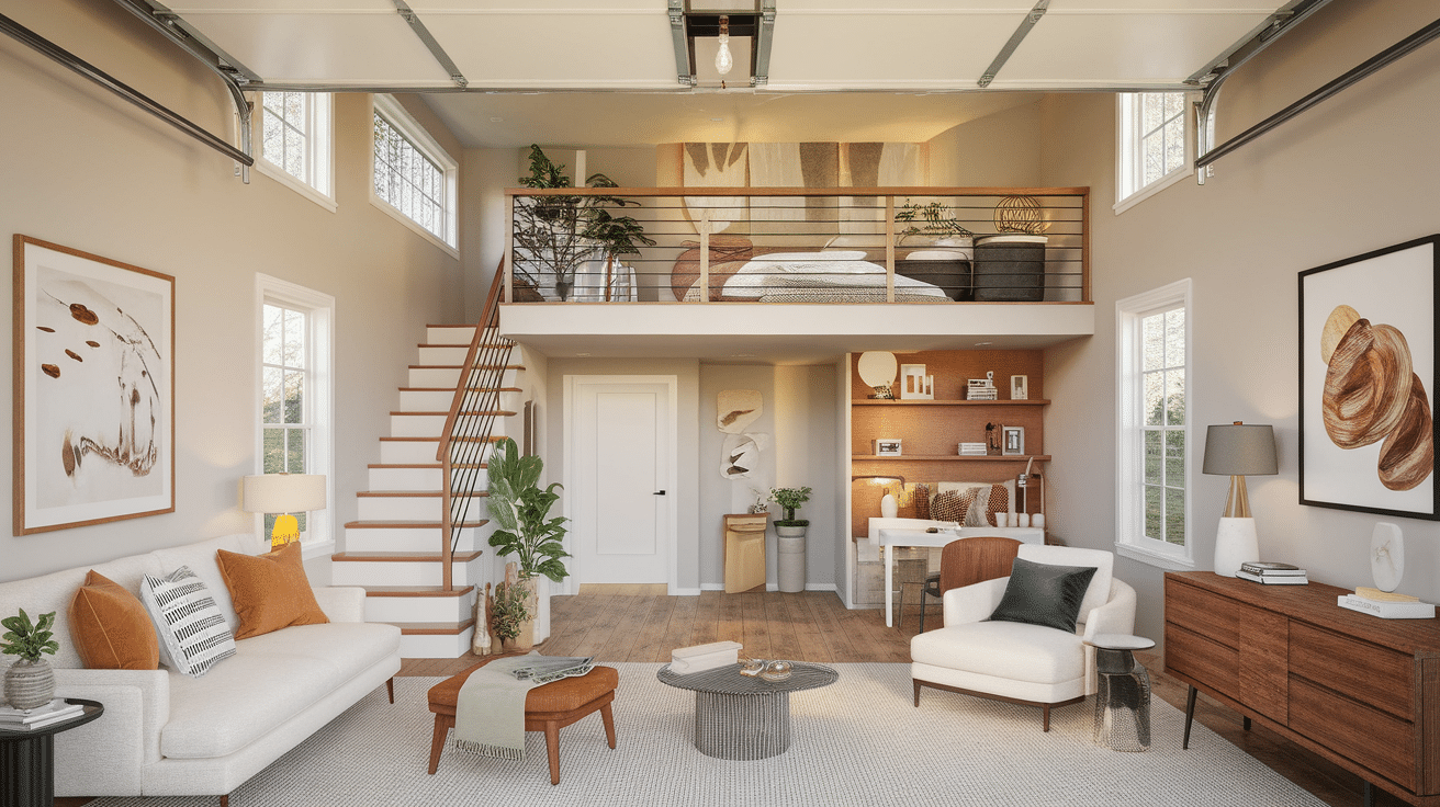 7 Creative Garage Loft Ideas for Space and Function - Opple House