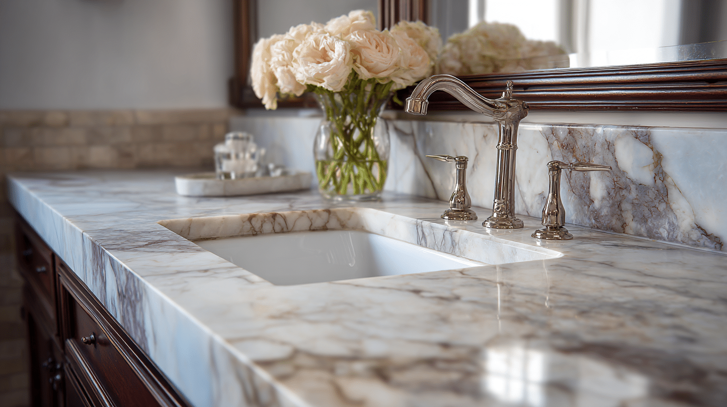 How to Redo Bathroom Countertops Without Replacing - Opple House