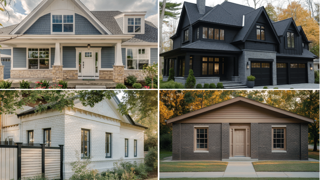 33 Exterior Brick Paint Color Ideas for Your Home - Opple House