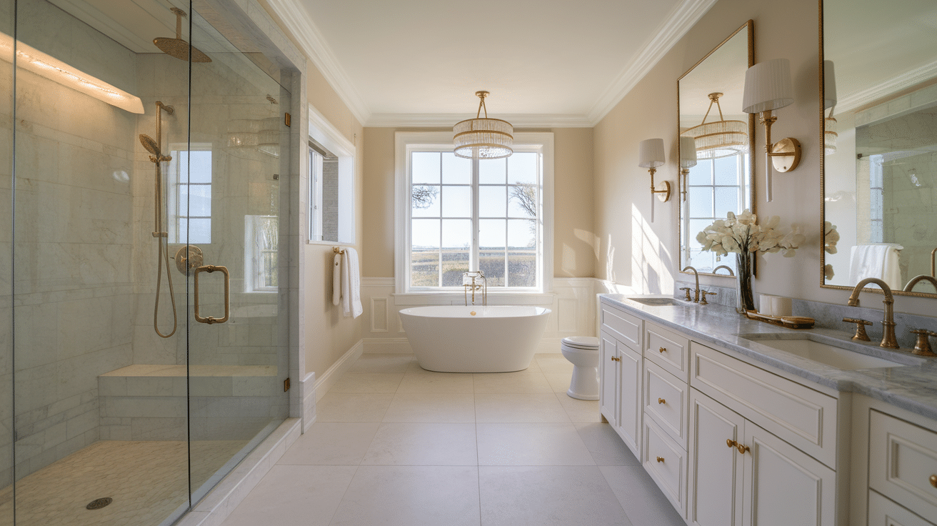 33 Luxury Master Bathroom Design Ideas - Opple House